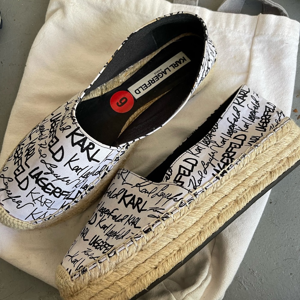 Karl Lagerfeld espadrilles